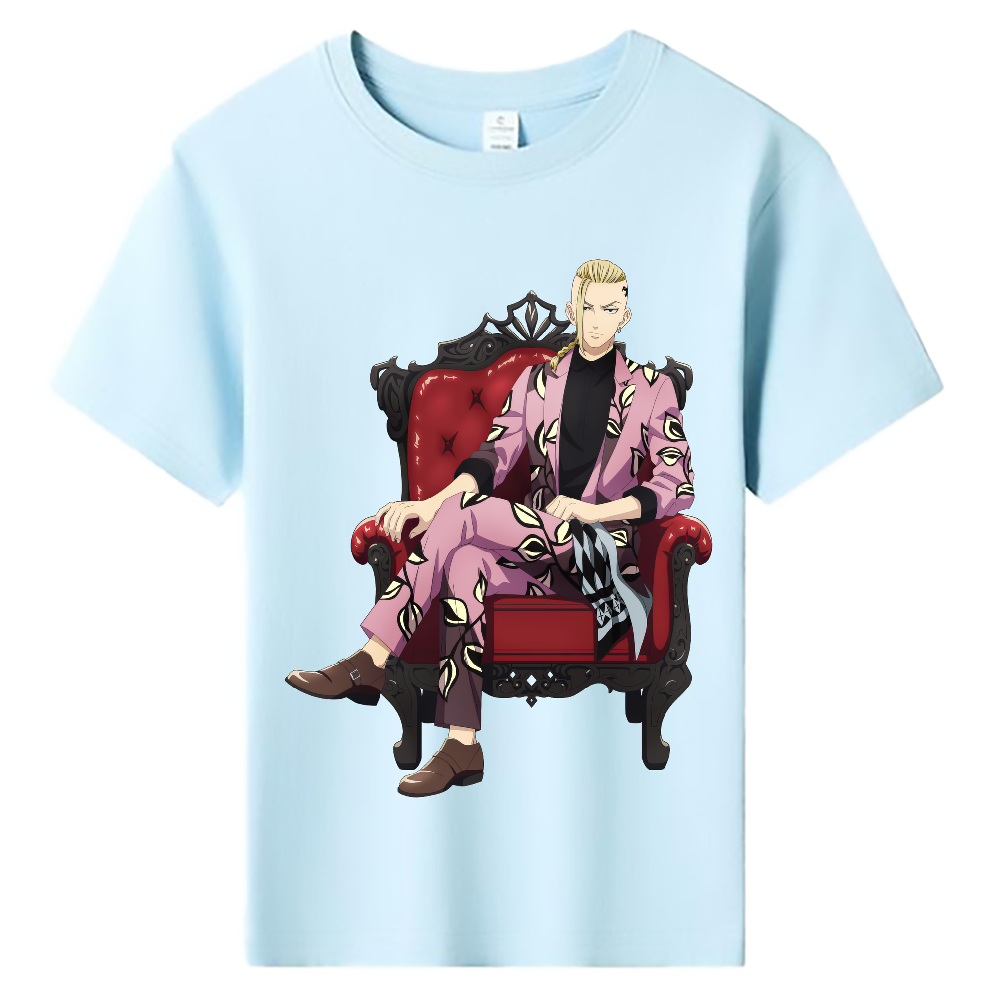 （画像用） 東京リベンジャーズ Tokyo Revengers 綿100％キッズTシャツ（フロントプリント）